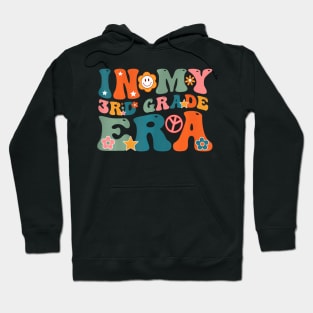 In My 3Rd Grade Era Third Grade Kids Groovy Teacher Hoodie